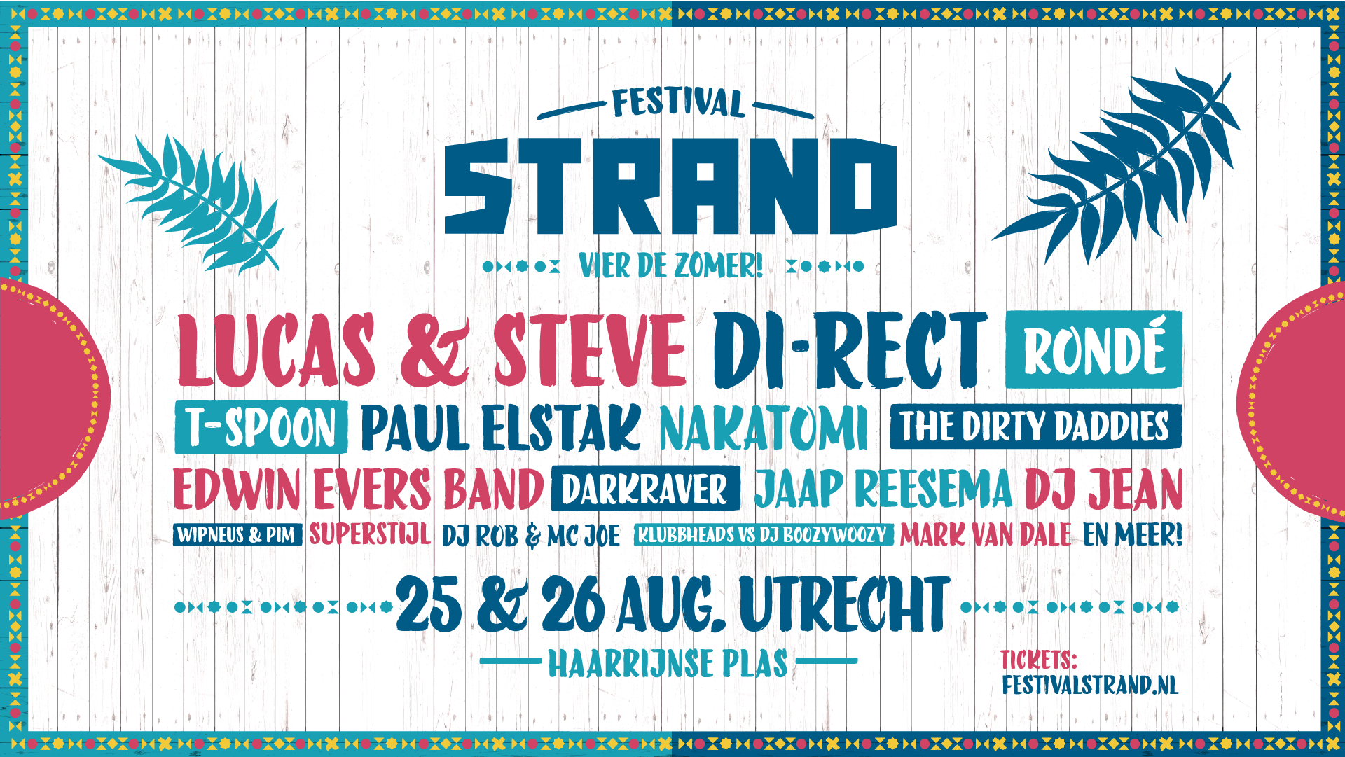 Festival Strand 30 & 31 augustus 2024 Haarrijnse Plas Utrecht